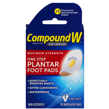Wart Remover Pads For Feet / 脚部祛疣贴片 - crescentpharmacy.ca