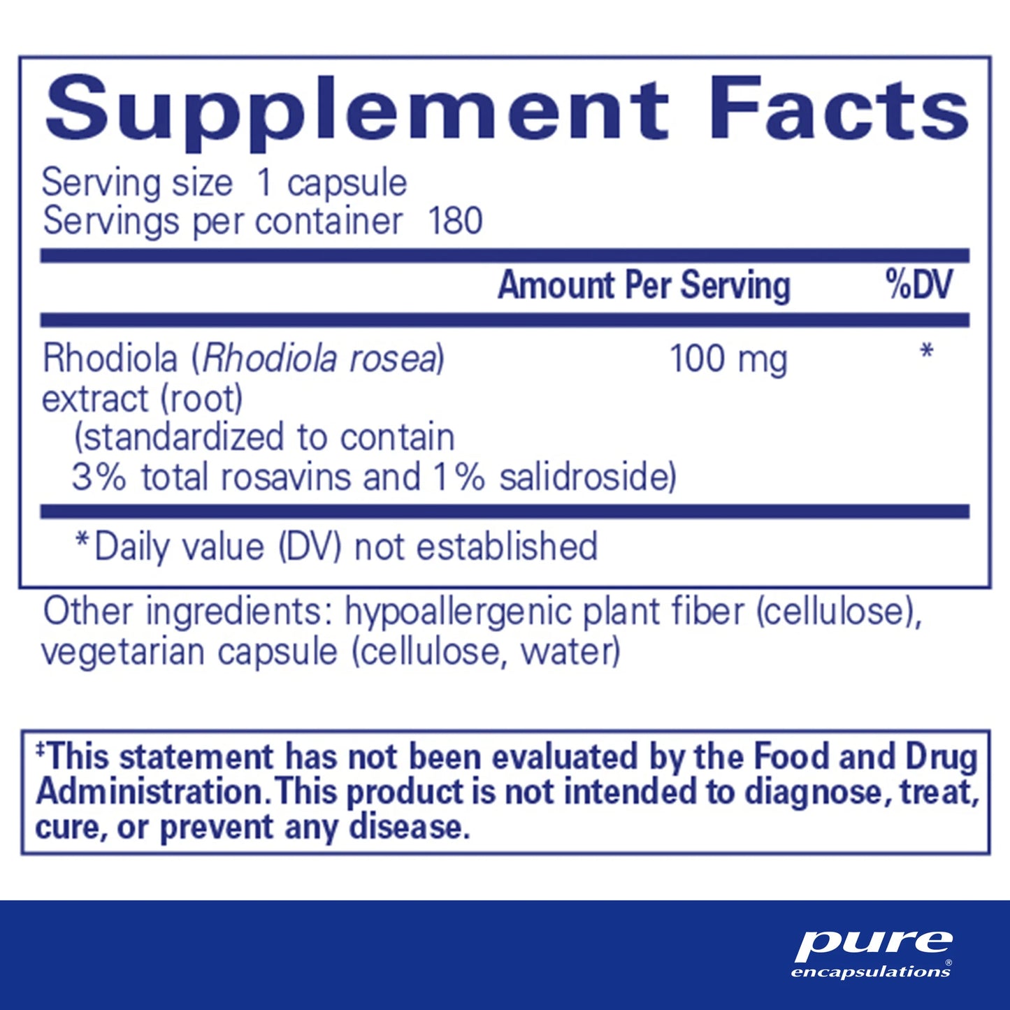 Rhodiola Rosea / 红景天 = crescentpharmacy.ca