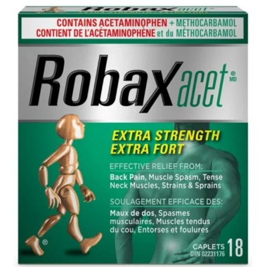 Robaxacet Extra Strength / 缓解肌肉疼痛 强效配方 - crescentpharmacy.ca