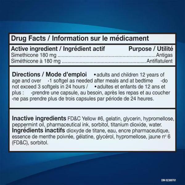 Fast Gas Relief Chewables Peppermint / 特效快速 缓解胃胀咀嚼片 薄荷味 - crescentpharmacy.ca