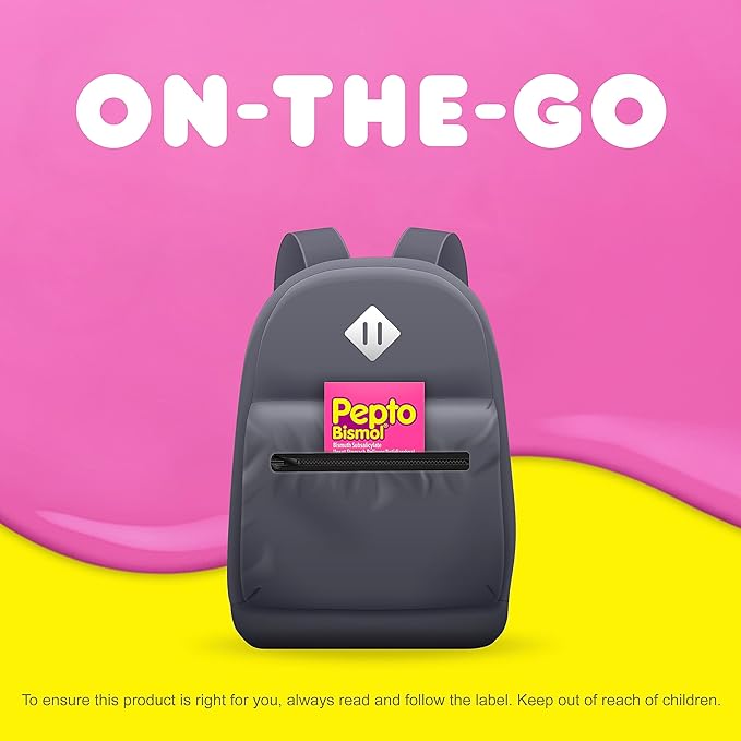 Pepto Bismol Chewables / 缓解胃部不适 咀嚼片 - crescentpharmacy.ca