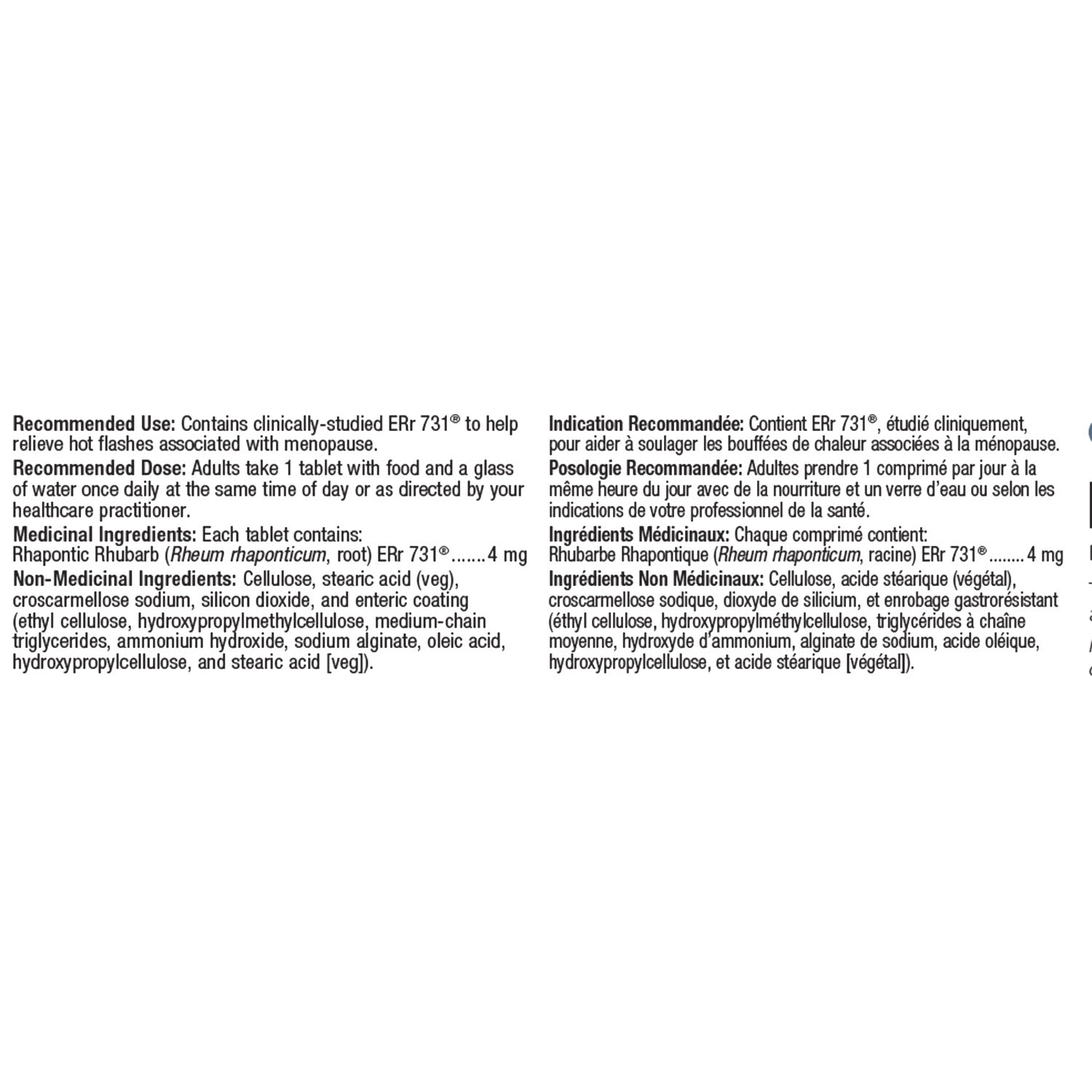 Estrovera™ / 更年期植物支持补充剂  - crescentpharmacy.ca