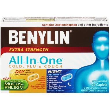 All-In-One Cold, Flu & Cough Day & Night / 全效感冒、流感和咳嗽日夜片 - crescentpharmacy.ca