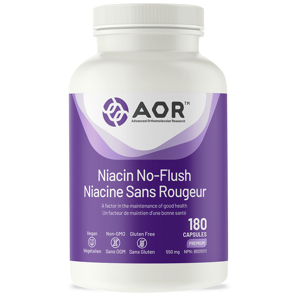 Niacin No-Flush / 不潮红 烟酸 180 caps - crescentpharmacy.ca