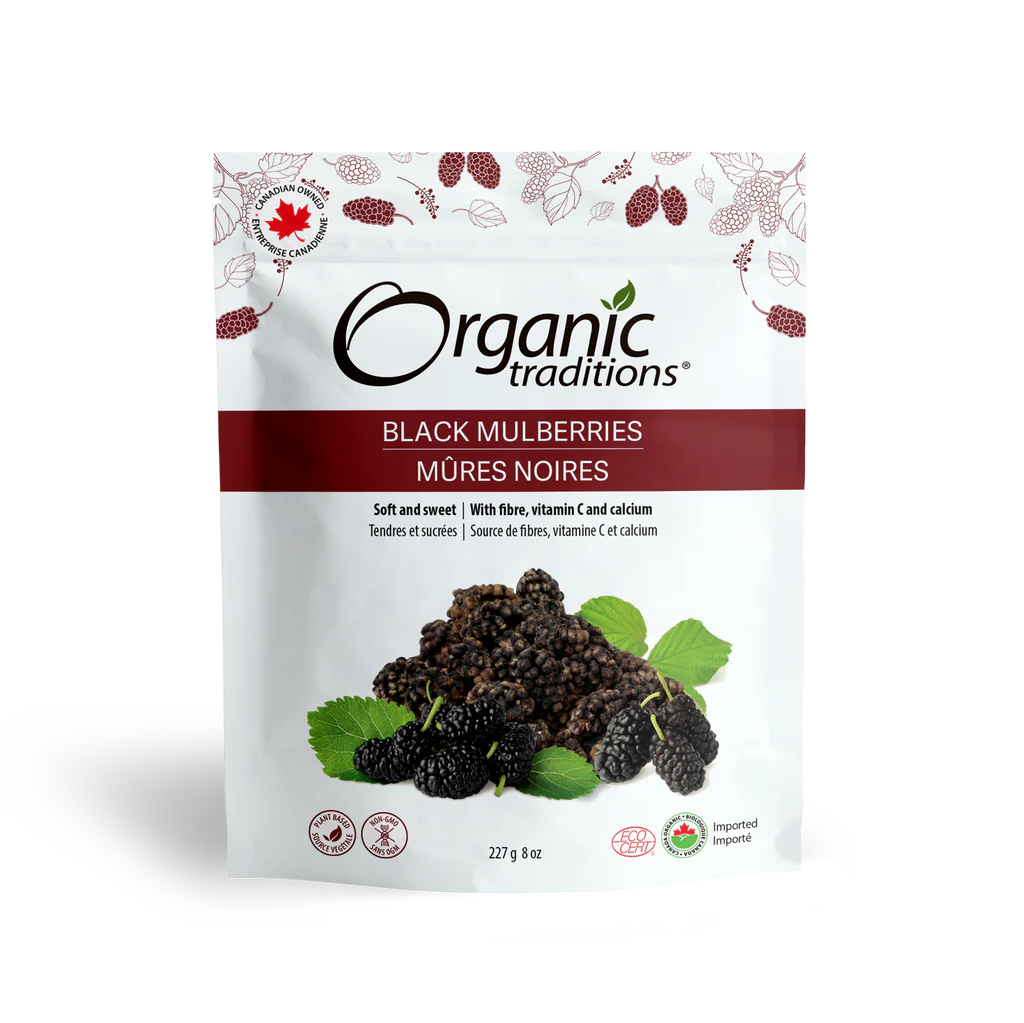 Organic Black Mulberries / 有机 黑桑葚 - crescentpharmacy.ca
