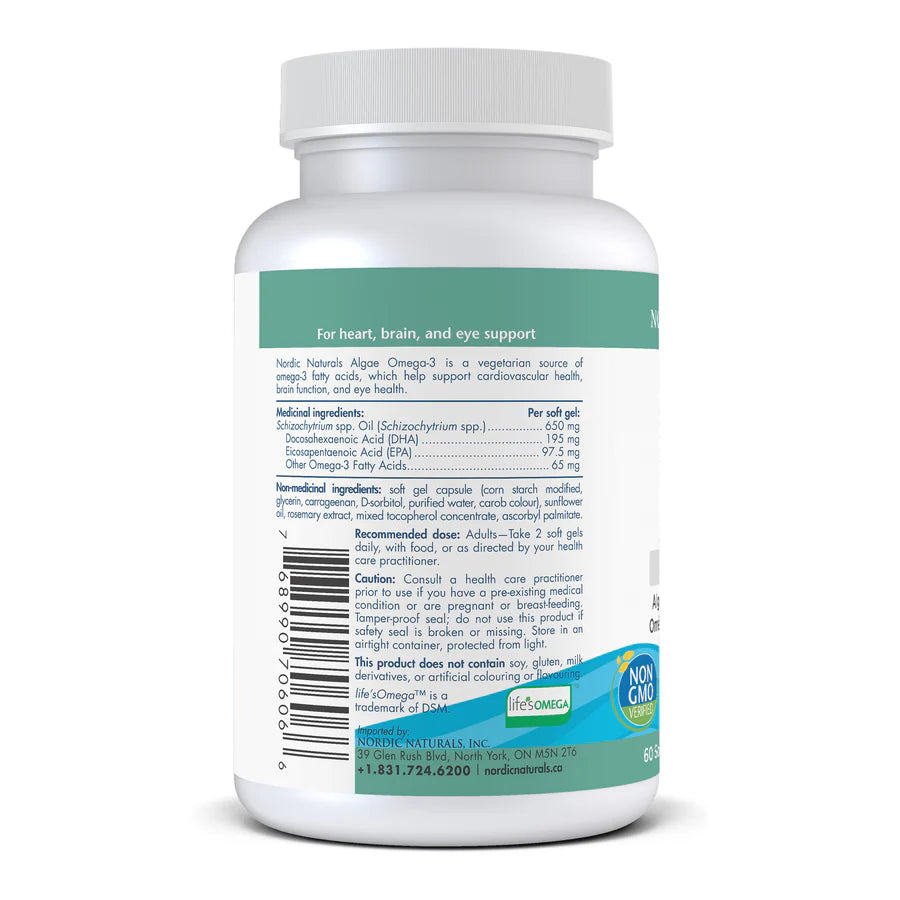 Algae Omega / 藻类欧米伽-3 - crescentpharmacy.ca