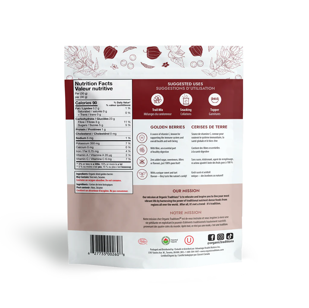 Organic Golden Berries / 有机 黄金莓 - crescentpharmacy.ca