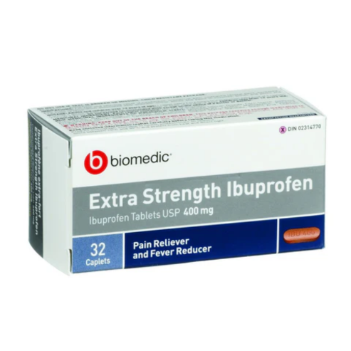Ibuprofen extra strength 400MG Caplets / 特效布洛芬 胶囊片 400毫克 - crescentpharmacy.ca