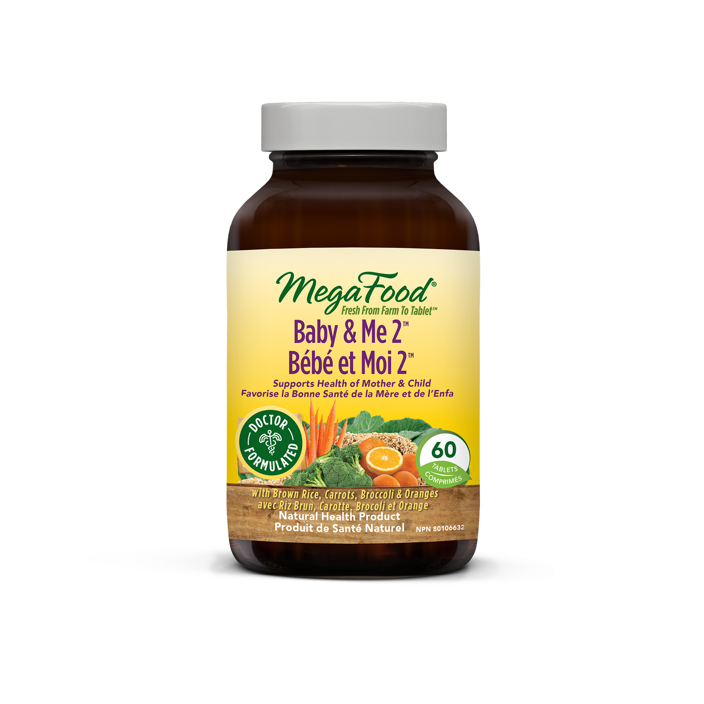 Baby & Me 2™ / 孕妈和宝宝2(综合营养补充剂)60 tabs - crescentpharmacy.ca