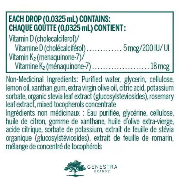 D3 K2 mulsion / 维生素D3和K2补充剂 - crescentpharmacy.ca