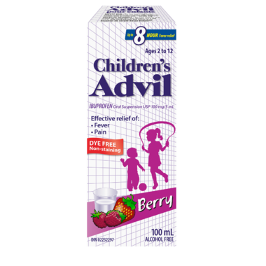 Children's Suspension Dye Free Berry / 儿童 悬液 无染色 浆果味 - crescentpharmacy.ca