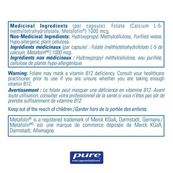 Folate 1000 / 叶酸 1000 - crescentpharmacy.ca