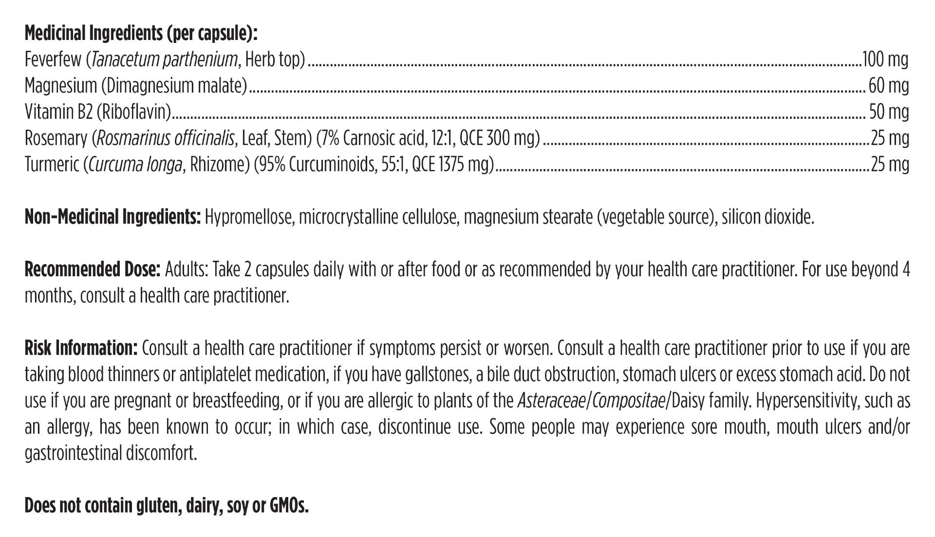 Migranol™ / 米格拉诺™ - crescentpharmacy.ca