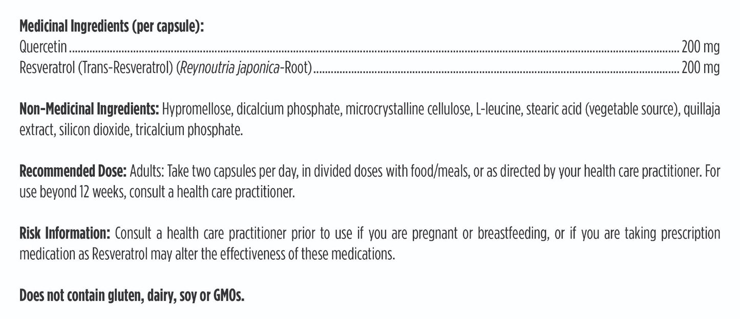 Resveratrol Supreme™ / 高效白藜芦醇补充剂 - crescentpharmacy.ca