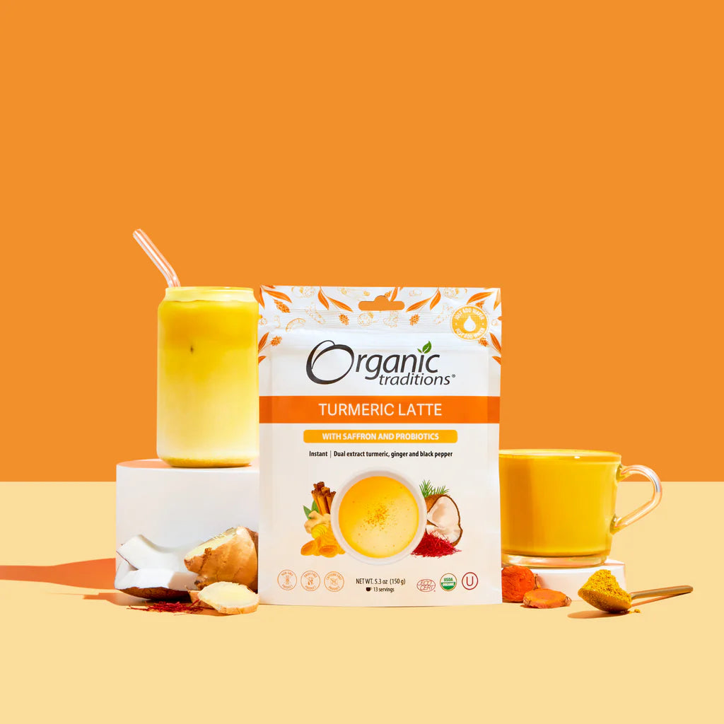 Organic Turmeric Latte with Probiotics / 有机 姜黄拿铁 配益生菌 - crescentpharmacy.ca