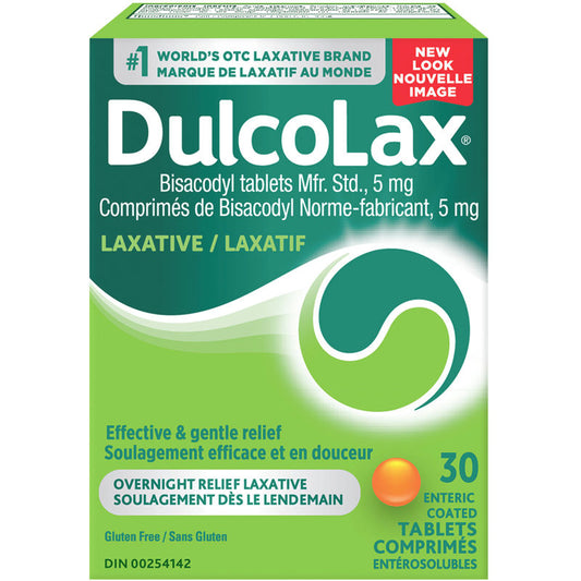 Dulcolax Tablets 5mg / 泻药片 - crescentpharmacy.ca