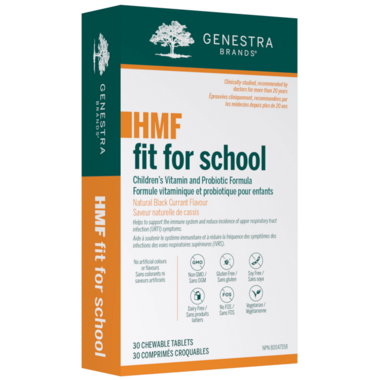 HMF Fit For School Probiotic Formula Chewable Tablets Blackcurrent / 上学适用益生菌配方咀嚼片（黑加仑味）- crescentpharmacy.ca