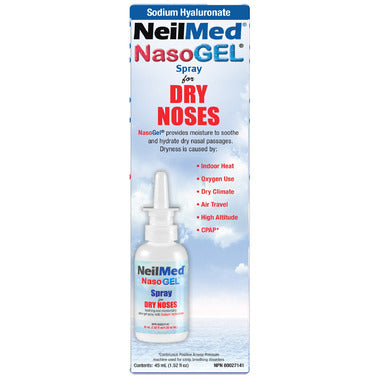 NasoGel Drip Free Gel Spray for Dry Noses /  无滴漏 凝胶喷雾（用于干燥鼻腔）- crescentpharmacy.ca
