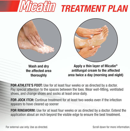 Cream for Athlete's Foot, Jock Itch and Ringworm, Antifungal and Antibacterial / 治疗脚气,股癣,体癣抗真菌乳霜 - crescentpharmacy.ca
