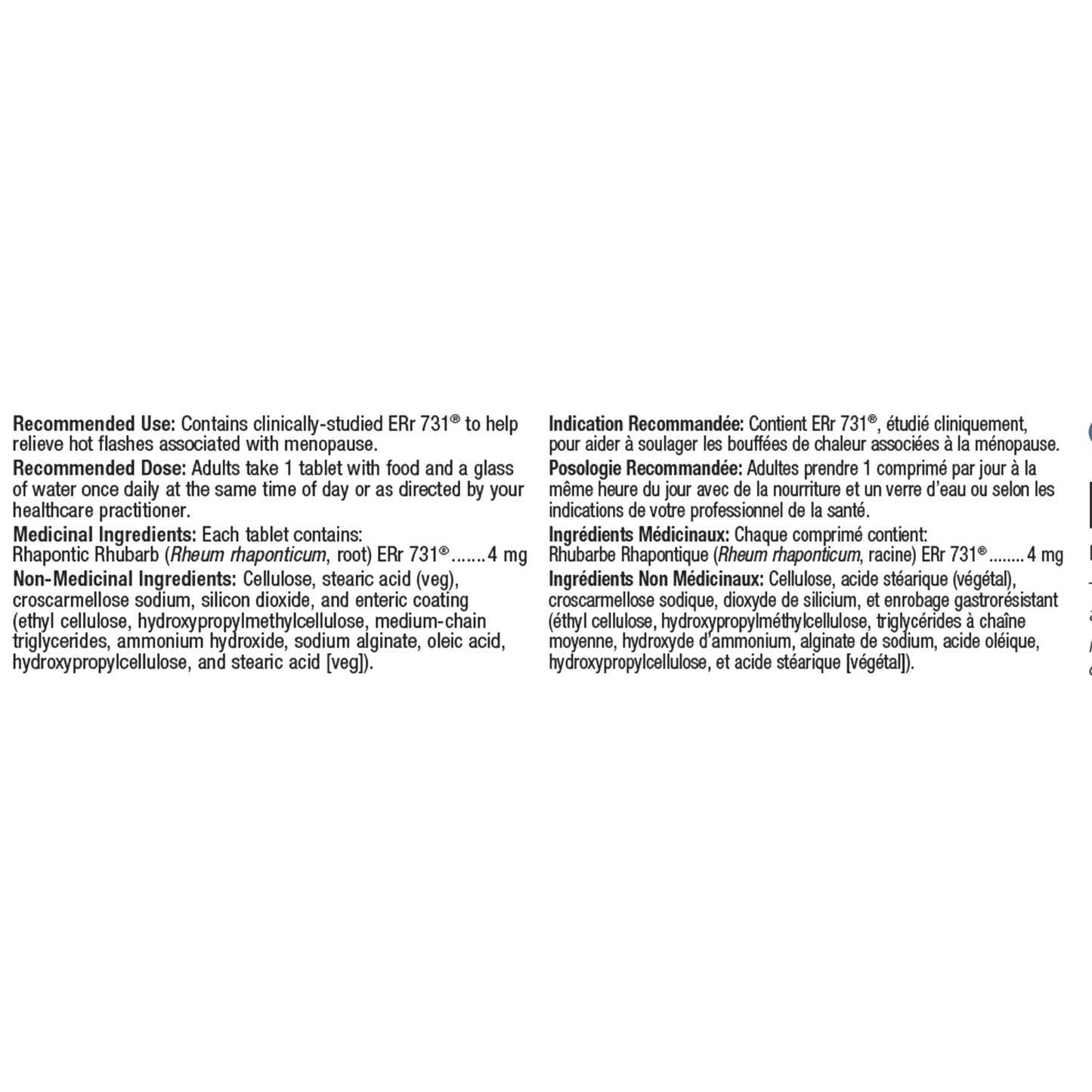 Estrovera™ / 更年期植物支持补充剂  - crescentpharmacy.ca