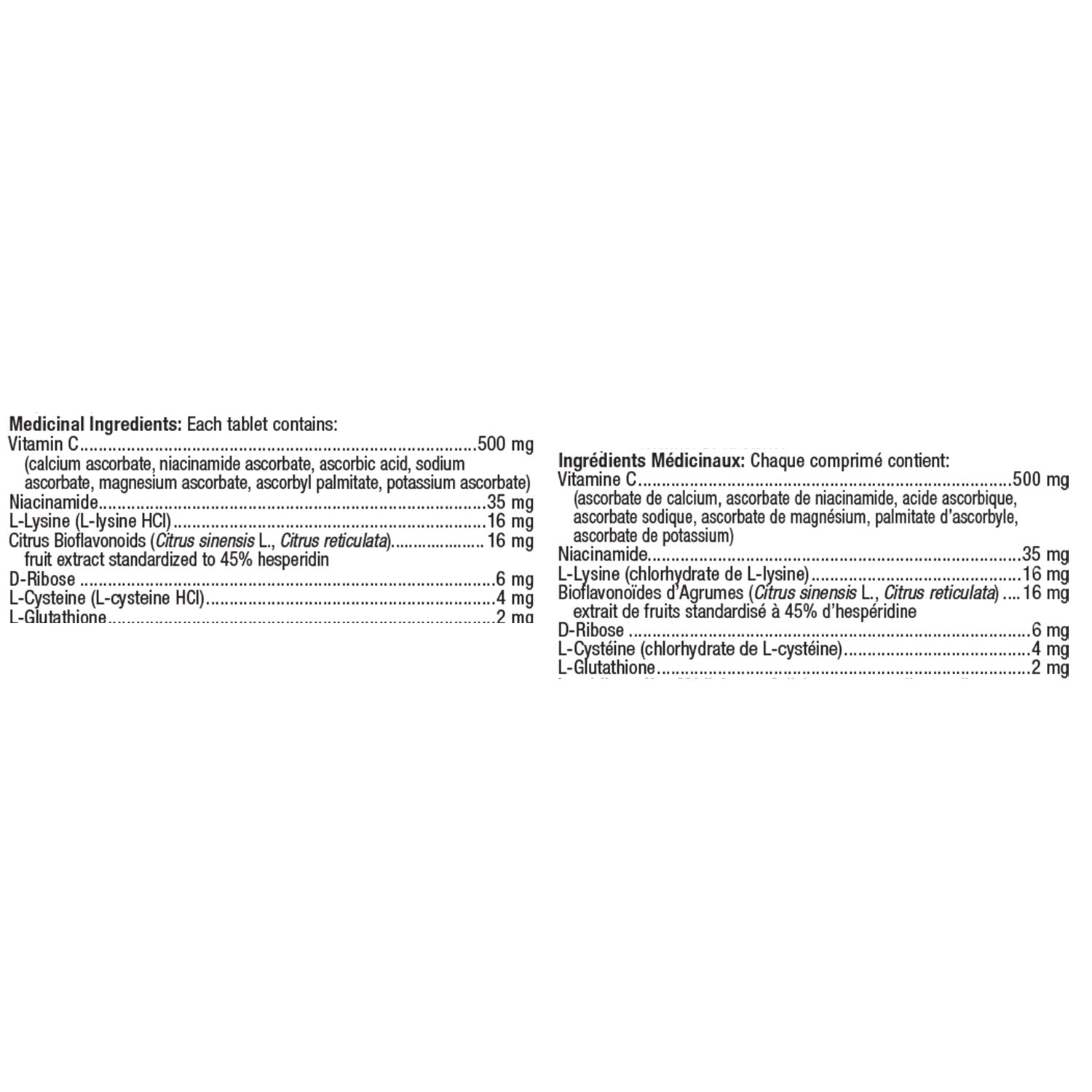 Ultra C™ 500 / 超级 C™ 500 - crescentpharmacy.ca