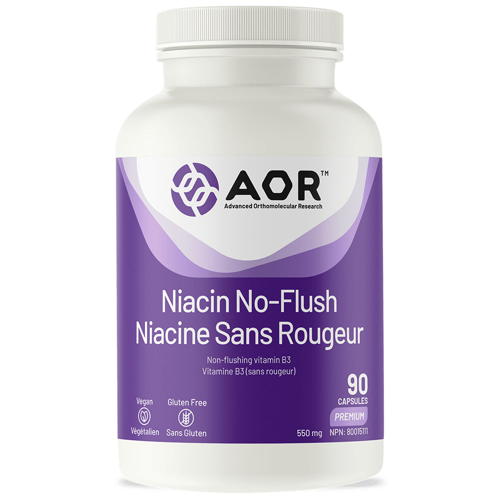 Niacin No-Flush / 不潮红 烟酸 90 caps- crescentpharmacy.ca