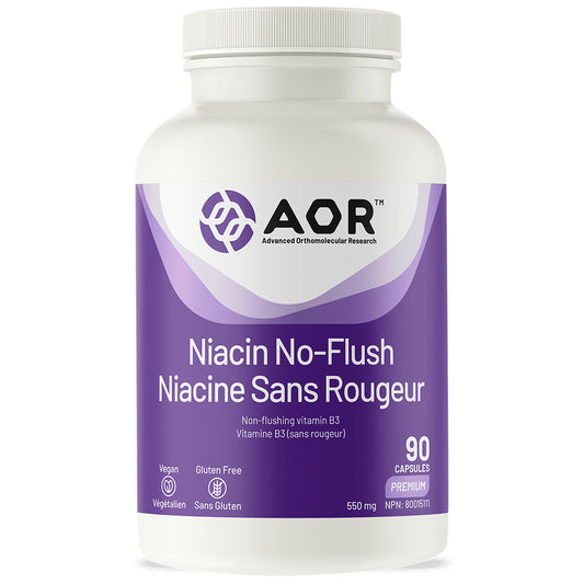 Niacin No-Flush / 不潮红 烟酸 90 caps- crescentpharmacy.ca