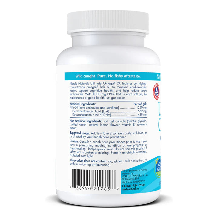 Ultimate Omega 2X / 高效倍倍欧米伽-3 - crescentpharmacy.ca