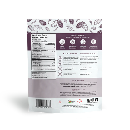 Organic Cacao Powder / 有机 可可粉 - crescentpharmacy.ca