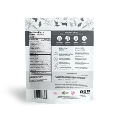 Organic Dark Chia Seeds / 有机 奇亚籽 - crescentpharmacy.ca