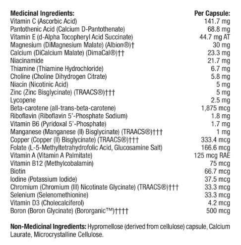Essential Nutrients 50+