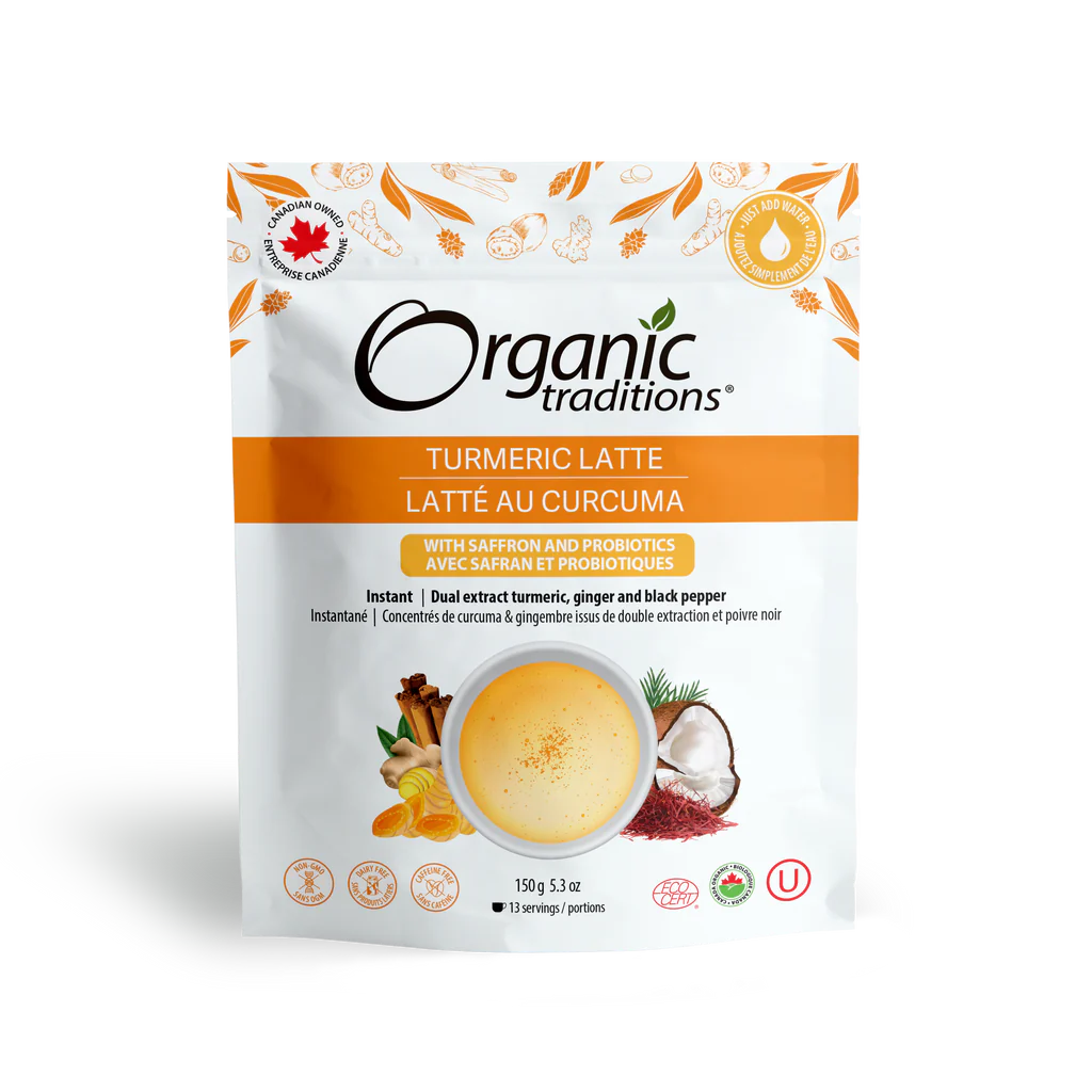 Organic Turmeric Latte with Probiotics / 有机 姜黄拿铁 配益生菌 - crescentpharmacy.ca