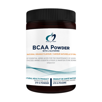 BCAA Powder with L-Glutamine / 支链氨基酸 蛋白粉（含L-谷氨酰胺）- crescentpharmacy.ca