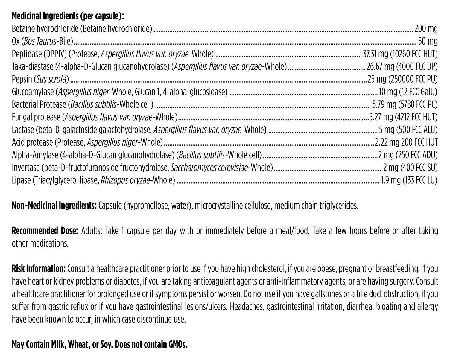 Digestzymes™ / 消化酶™  - crescentpharmacy.ca
