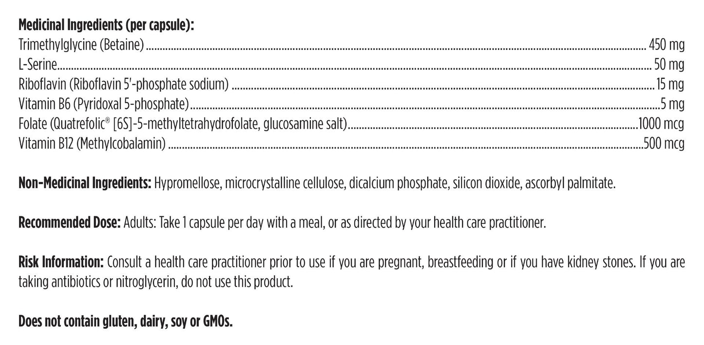 Homocysteine Supreme™ / 至尊 同型半胱氨酸™ - crescentpharmacy.ca