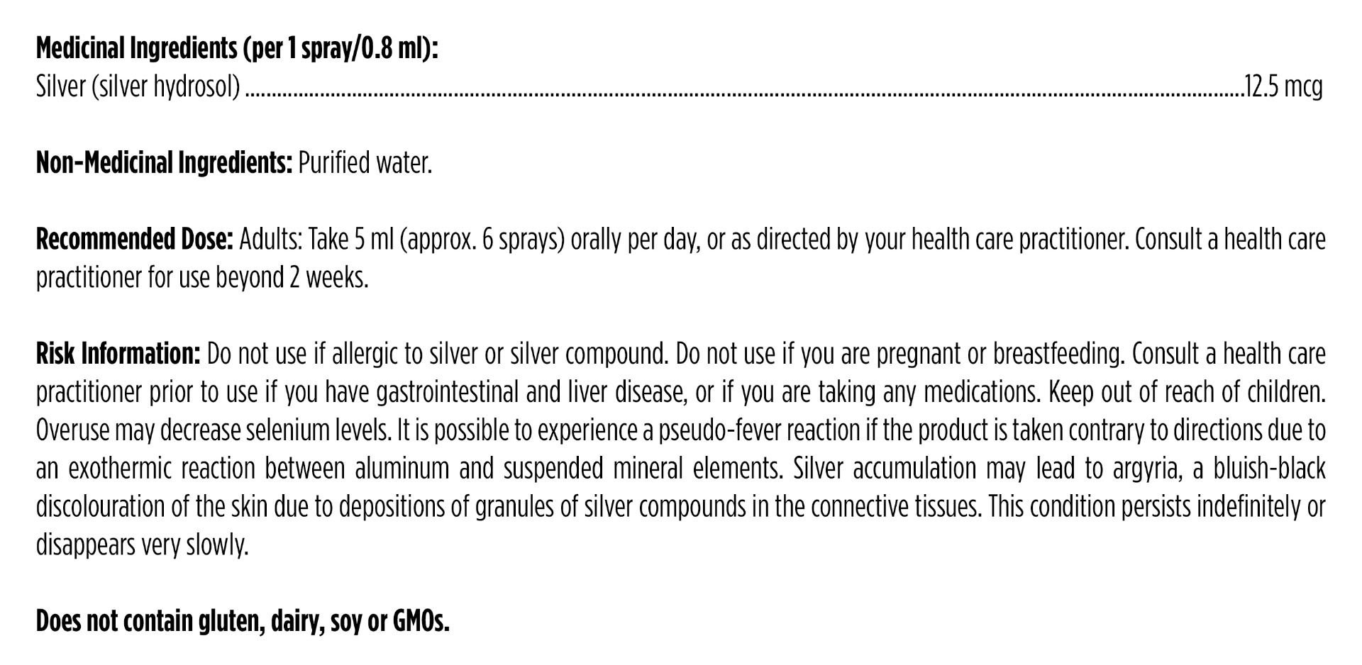 SilverPure™ Spray / 纯银™ 喷雾 - crescentpharmacy.ca